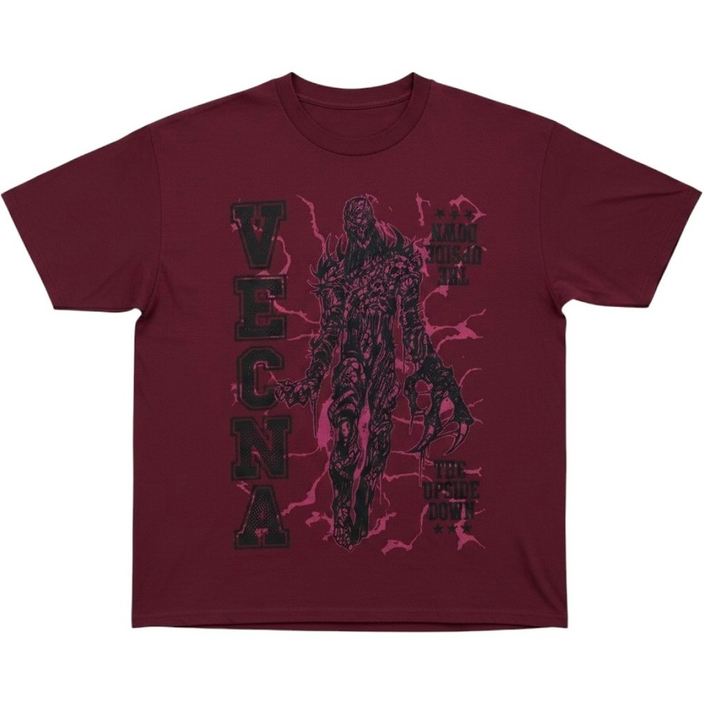 Stranger Things Vecna Shirt BoxLunch Maroon Scourge From The Upside Down XL